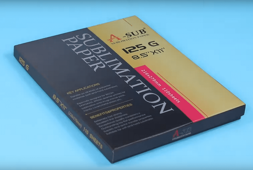 A-SUB Sublimation Paper 125g and Sublimation Ink Bundle Set